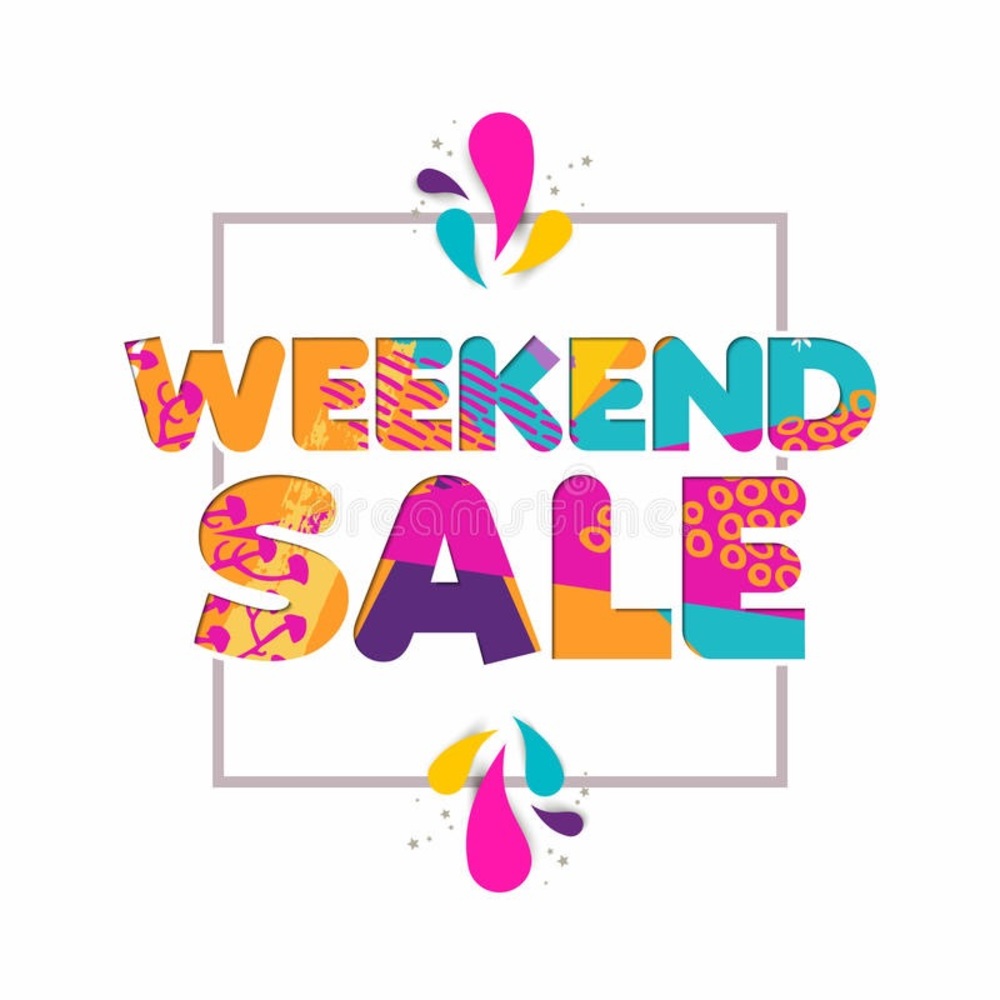Long weekend sale